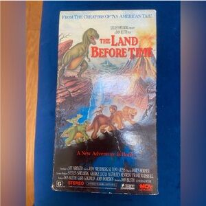 The Land Before Time VHS - Classic Animated Movie